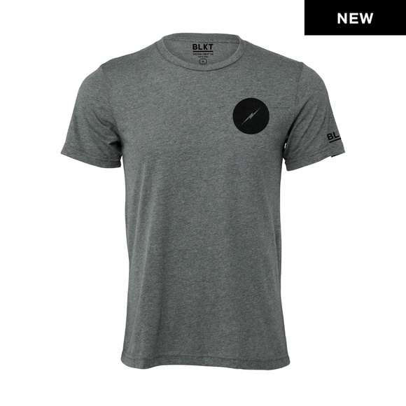 NEW - BOLT SS SUEDED TEE - DEEP HEATHER - Picture 1 of 5